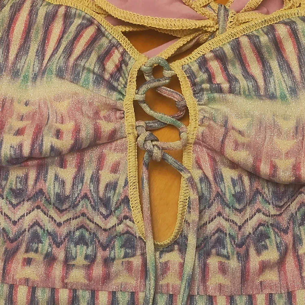 Colorful Patterned One-Piece Swimsuit - Picture 7 of 7